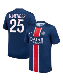 Paris Saint-Germain Nuno Mendes #25 Heimtrikot 2024-25 Kurzarm